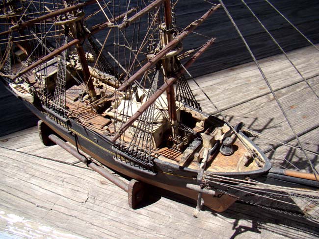 An antique ship model circa 1870-1880 — image 3